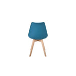 Load image into Gallery viewer, Jilphar Furniture Armless Dining Chair with Wooden Legs JP1154-GCC Home Center