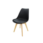 Load image into Gallery viewer, Jilphar Furniture Armless Dining Chair with Wooden Legs JP1154-GCC Home Center