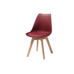 Load image into Gallery viewer, Jilphar Furniture Armless Dining Chair with Wooden Legs JP1154-GCC Home Center