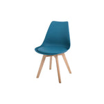 Load image into Gallery viewer, Jilphar Furniture Armless Dining Chair with Wooden Legs JP1154-GCC Home Center
