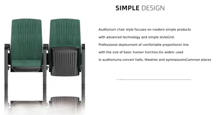 Auditorium Chair – Theater & Cinema Seating with Optional Tablet Arm