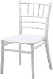 Baby Chair Kids Plastic School Study Chair Chivari Party Chair White Bamboo Design-GCC Home Center