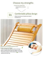 Load image into Gallery viewer, Bamboo Rocking Chair – Folding Chair for Balcony, Yard &amp; Home Relaxation
