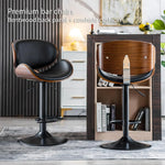 Load image into Gallery viewer, COOLBABY Bar chairs Lift leather bar chairs Light luxury home front desk high chairs Adjustable swivel seats High stools Low back kitchen island, dining room 1PC (Black)-GCC Home Center