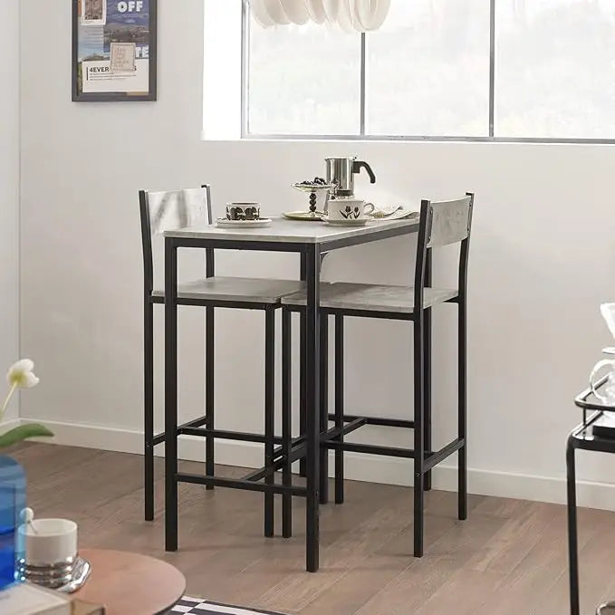 Bar Set - 1 Bar Table and 2 Stools-GCC Home Center