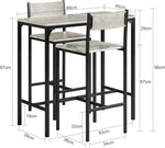 Load image into Gallery viewer, Bar Set - 1 Bar Table and 2 Stools-GCC Home Center