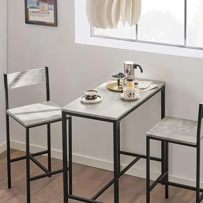 Bar Set - 1 Bar Table and 2 Stools-GCC Home Center