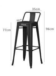 Bar Table Chair,Black High Chair,Black Steel Bar Stool,Home Bar Furniture