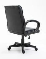 Load image into Gallery viewer, Basics Ergonomic PU Chair - Black Office Chair-GCC Home Center