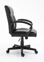 Load image into Gallery viewer, Basics Ergonomic PU Chair - Black Office Chair-GCC Home Center