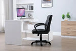 Load image into Gallery viewer, Basics Ergonomic PU Chair - Black Office Chair-GCC Home Center