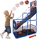 Load image into Gallery viewer, Basketball Hoop Arcade Game Toy Basketball Hoop Shoot Training System Portable Lightweight Sets with 6 Balls &amp; Pump-GCC Home Center