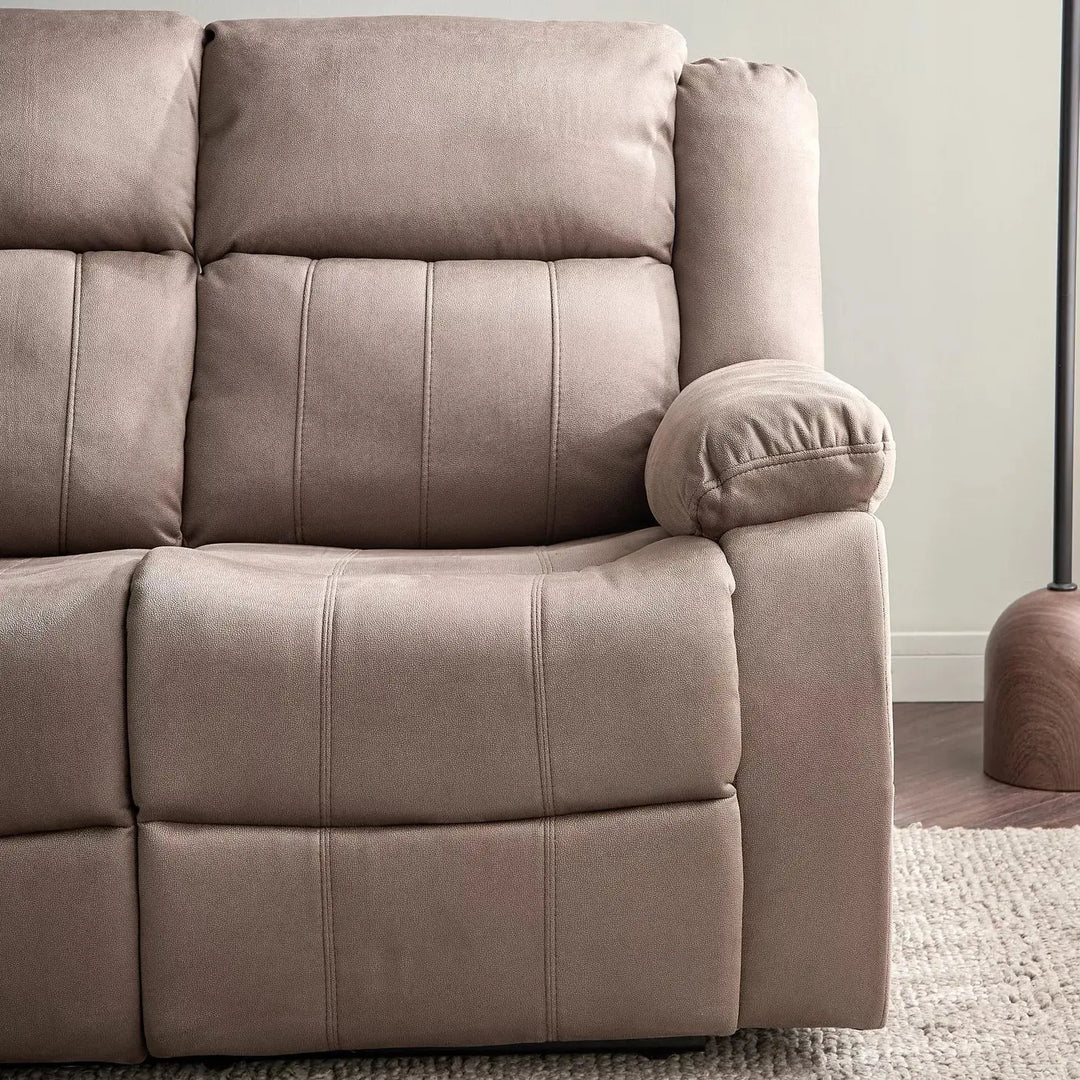 Baskin Elegant 3-Seater Fabric Recliner-GCC Home Center