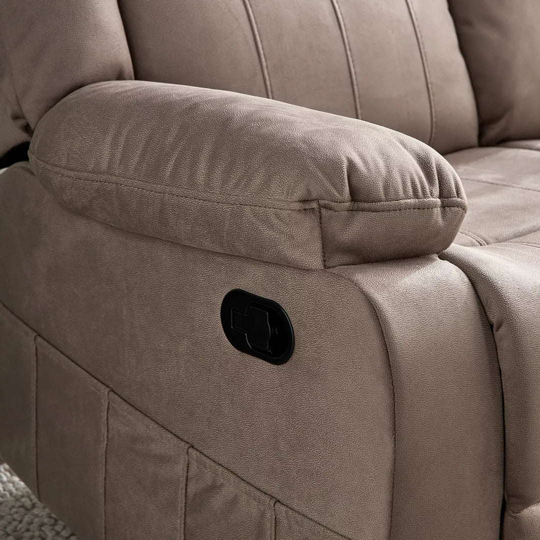 Baskin Elegant 3-Seater Fabric Recliner-GCC Home Center