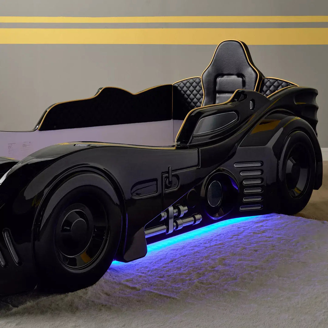 Bat Car Bed For Kids - 90x190 cm-GCC Home Center