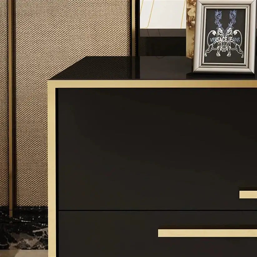 Bedside Table, Solid Wood Nightstand Table Amazing Design, Side Table 50H x 50W cm - WHITE-GCC Home Center