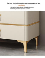 Load image into Gallery viewer, Bedside Table, Solid Wood with Iron Metal Legs White Nightstand Table-GCC Home Center