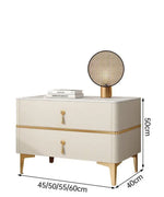Load image into Gallery viewer, Bedside Table, Solid Wood with Iron Metal Legs White Nightstand Table-GCC Home Center