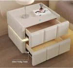 Load image into Gallery viewer, Bedside Table, Two Drawers Nightstand with Smart LED Light-GCC Home Center