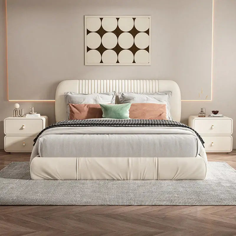 Bedside Table with Two Drawers, Nightstand for Bedroom 50H*45W*40D cm-GCC Home Center