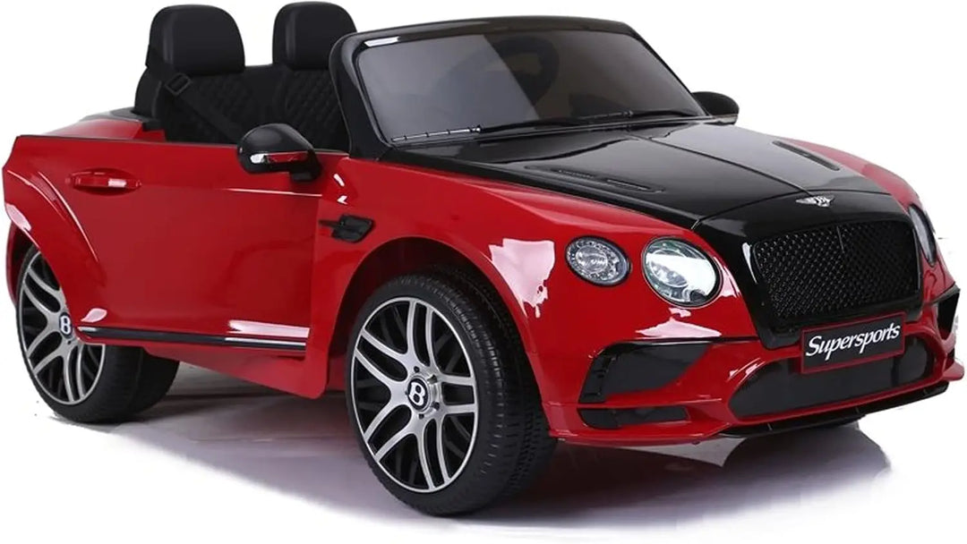 Bentley Super sports 12V Convertible Ride On Car - Red-Kids Ride-On Car