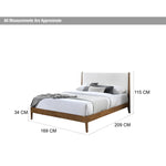 Load image into Gallery viewer, Beune King Bed – Ivory