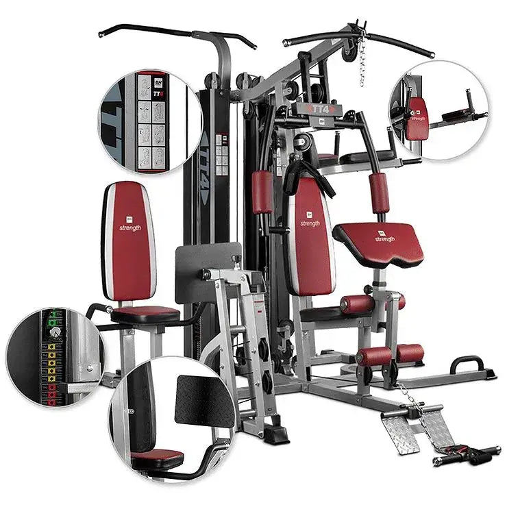 BH Fitness G159 TT4 Multi Station: Versatile 4-User Gym Machine with Professional Load System