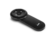 black anthracite stand fan with remote control, height adjustable up to 1.335 mm, 3 speeds and LEDs showing