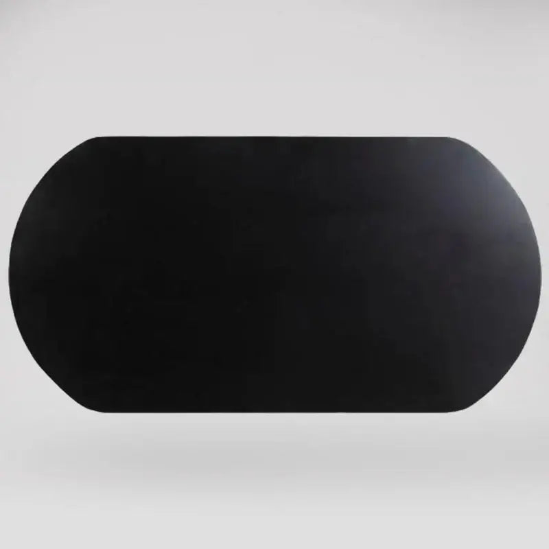 Black Ribbed Mango Wood Coffee Table