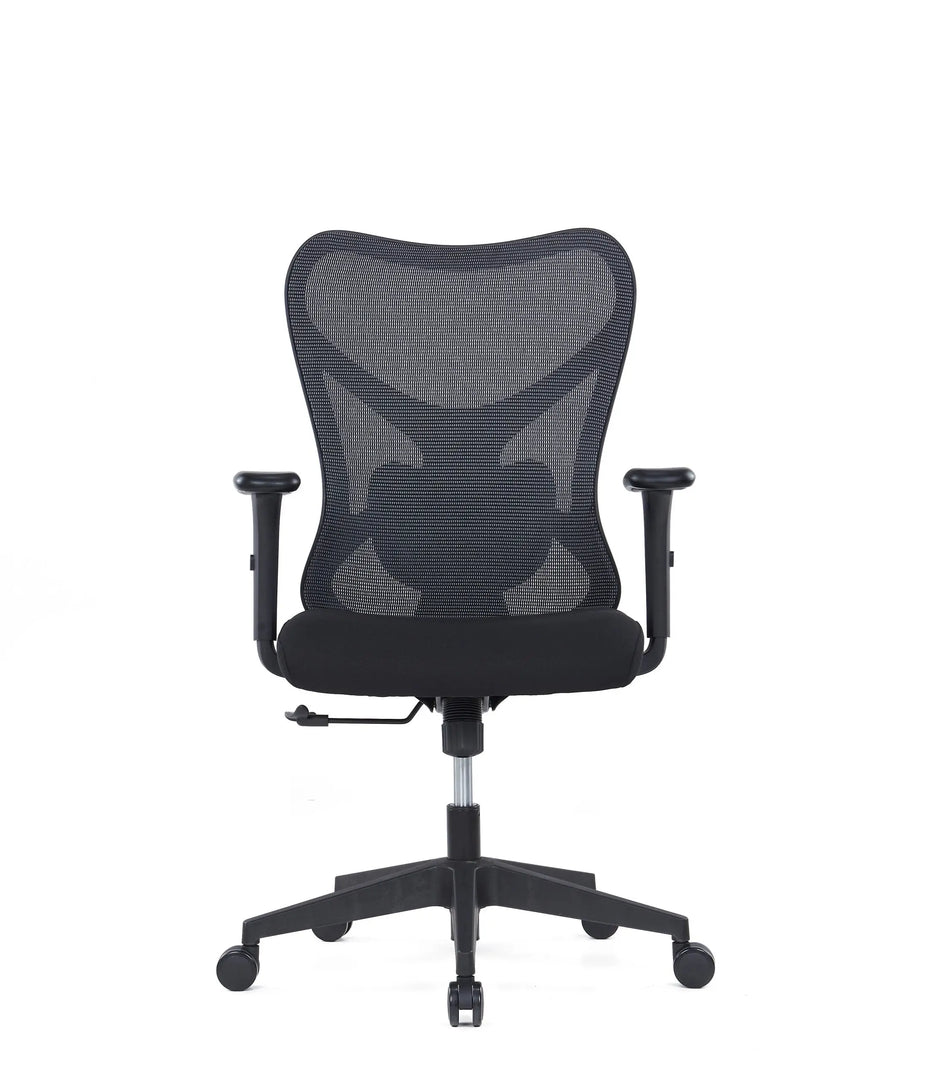 Breathable Mesh Ergonomic Chair Adjustable Headrest and Lumbar Support
