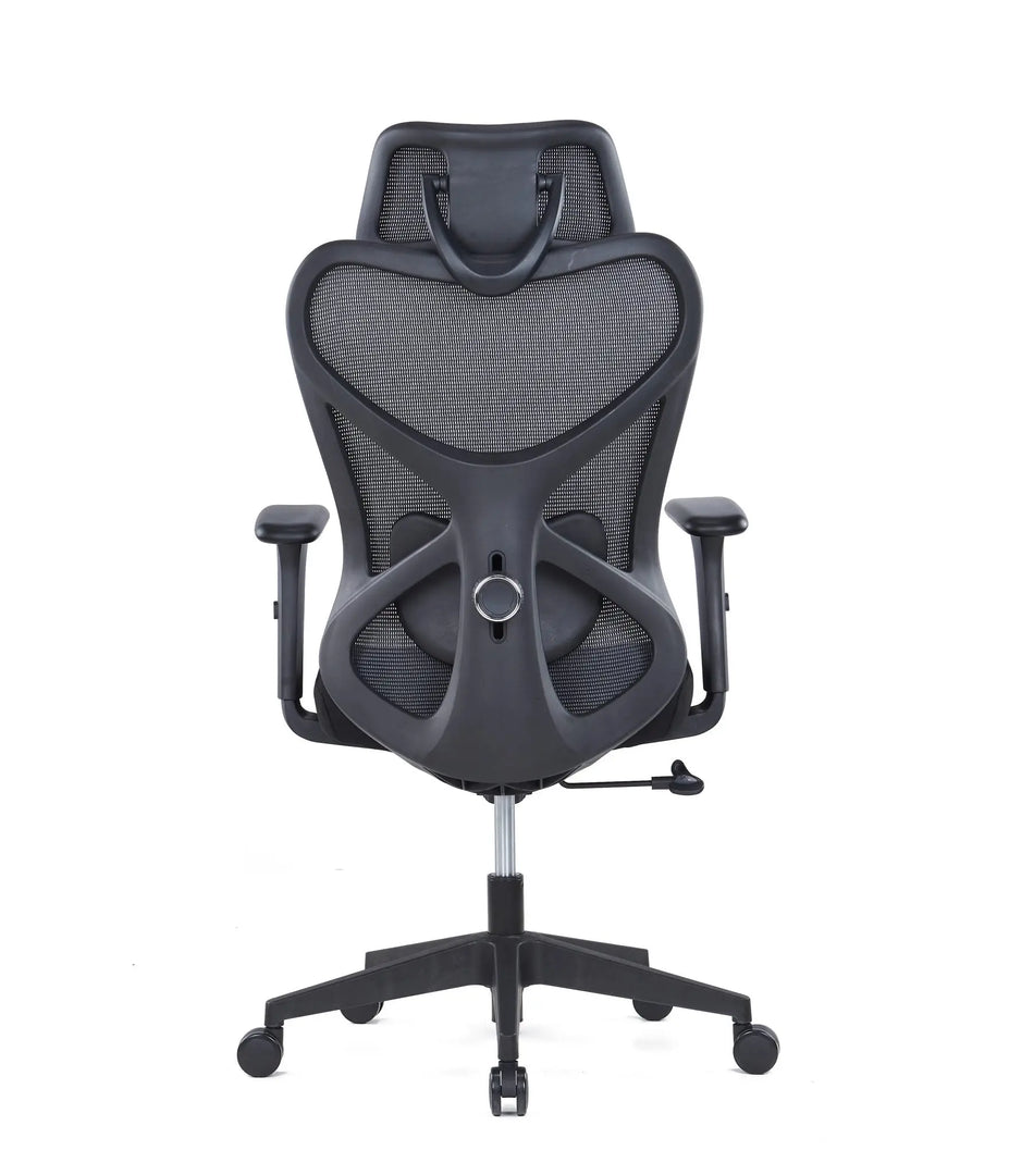 Breathable Mesh Ergonomic Chair Adjustable Headrest and Lumbar Support