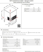 Load image into Gallery viewer, Brema CB416A Self-Contained Ice Maker (Sprayer System)