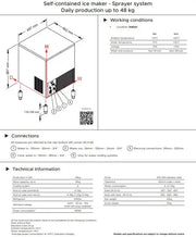 Brema CB416A Self-Contained Ice Maker (Sprayer System)