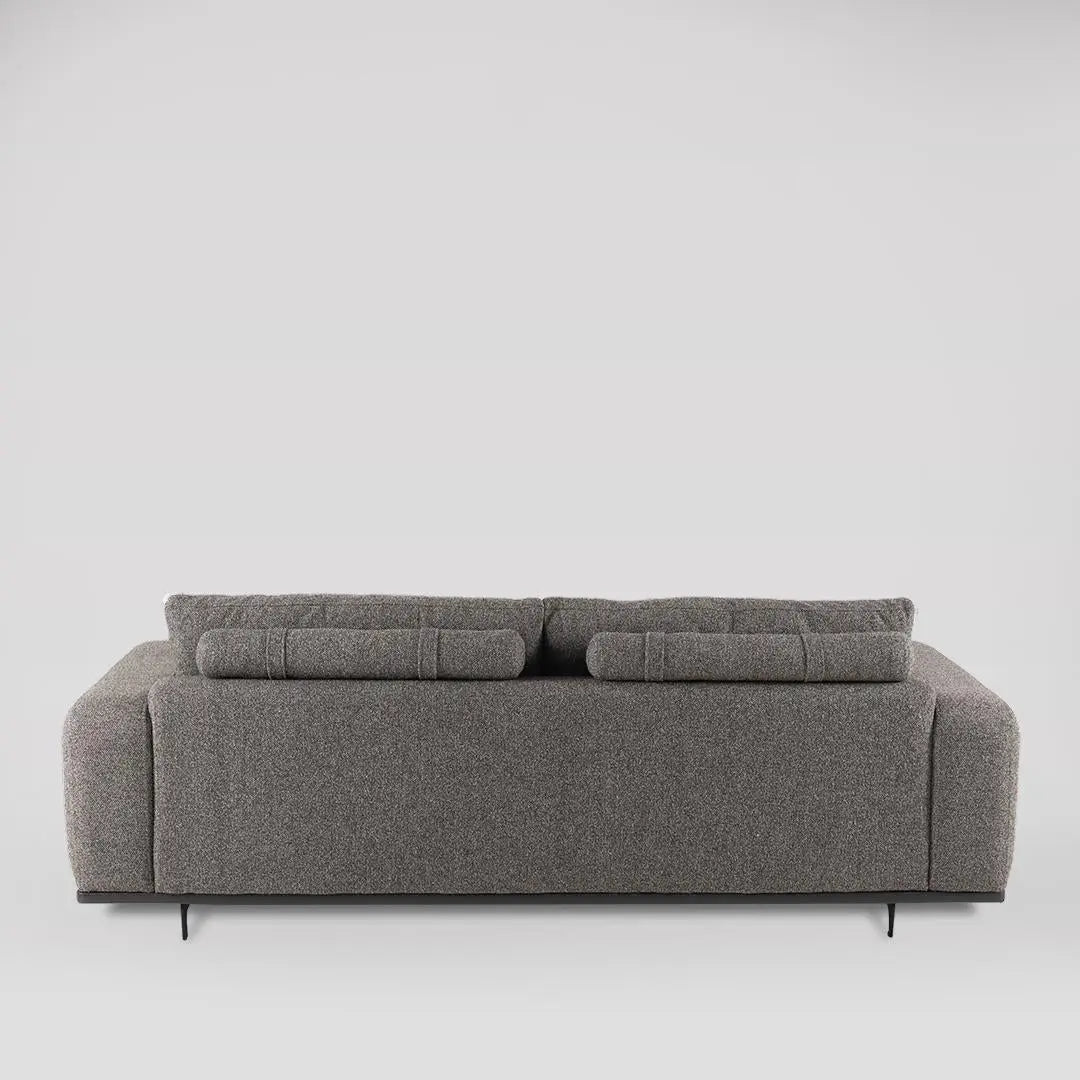 Brown Fabric 3 Seater Sofa-GCC Home Center
