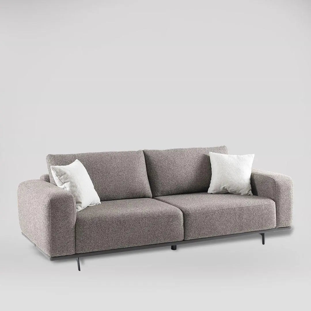 Brown Fabric 3 Seater Sofa-GCC Home Center