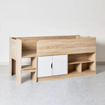 Load image into Gallery viewer, Cabin Bed with 2 Doors and Shelves - 90x190 cm-GCC Home Center