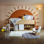 Load image into Gallery viewer, Cabin Bed with 2 Doors and Shelves - 90x190 cm-GCC Home Center