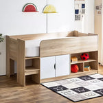 Load image into Gallery viewer, Cabin Bed with 2 Doors and Shelves - 90x190 cm-GCC Home Center