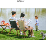 Load image into Gallery viewer, Camping Chair, Folding Outdoor Beach Chair with Wooden Handle Aluminum Bracket-GCC Home Center