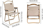 Load image into Gallery viewer, Camping Chair, Folding Outdoor Beach Chair with Wooden Handle Aluminum Bracket-GCC Home Center