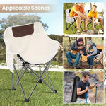 Load image into Gallery viewer, Camping Chairs, Folding Chair for Beach Patio Outdoor Lawn Floor-GCC Home Center
