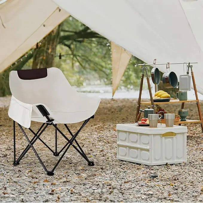 Camping Chairs, Folding Chair for Beach Patio Outdoor Lawn Floor-GCC Home Center
