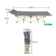 Camping Folding Bed with Carry Bag