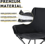 Load image into Gallery viewer, Camping Folding Chair, Heavy Duty Foldable Beach Chair with Cup Holder and Carrying Bag, Portable Camping Chair-GCC Home Center