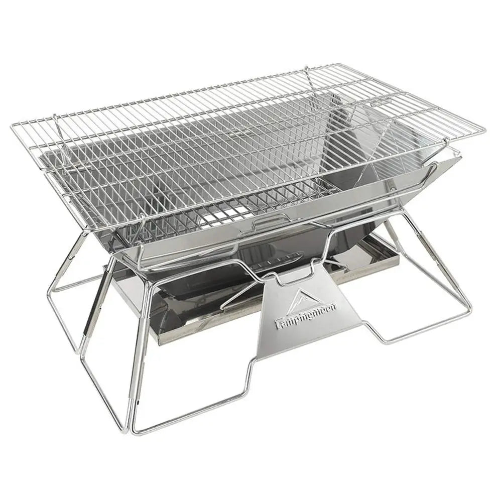 camping moon Portable Foldable Stainless Steel Bbq Charcoal Grill (MT-2)
