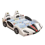 Load image into Gallery viewer, Car Design Racing Guardrail Single Bed Children's Car Bed Furniture for Boy's Bedroom Bed