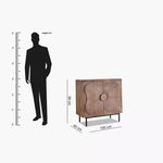 Load image into Gallery viewer, Carved 2-Door Solid Wood Buffet