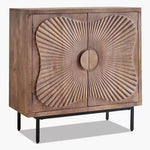 Load image into Gallery viewer, Carved 2-Door Solid Wood Buffet