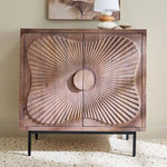 Load image into Gallery viewer, Carved 2-Door Solid Wood Buffet