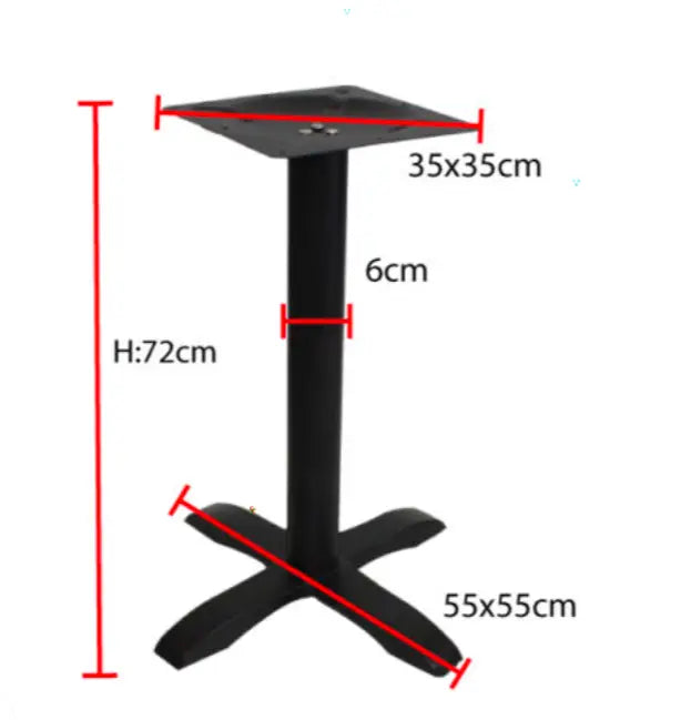 Cast Iron Restaurant Table Base with Classic Design